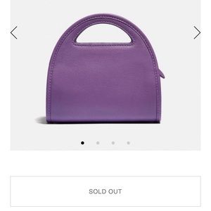 Coach mini half moon purse / bag